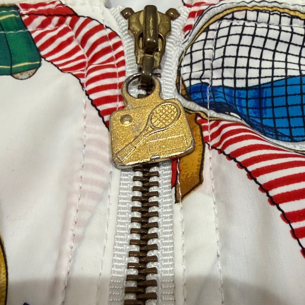 Vintage Tail Colorful Graphic Tennis Jacket - Picture 5 of 8